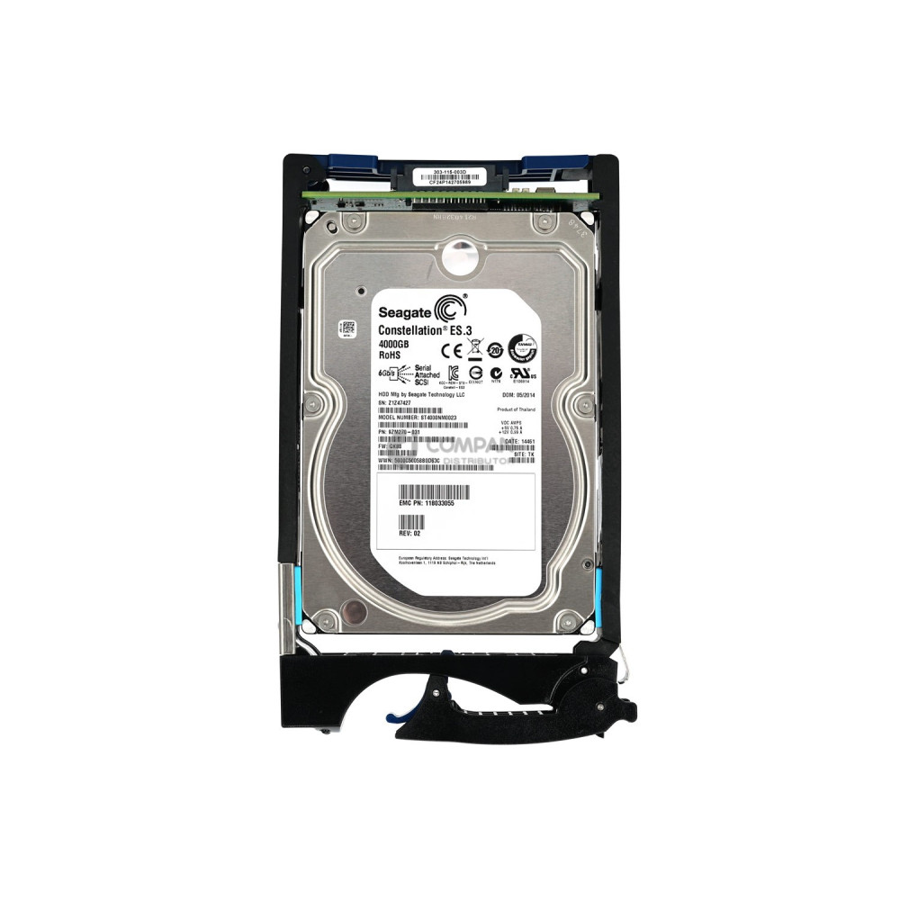 005050748 EMC HDD 4TB 7.2K SAS 6G 3.5" LFF HOT-SWAP FOR EMC VNX